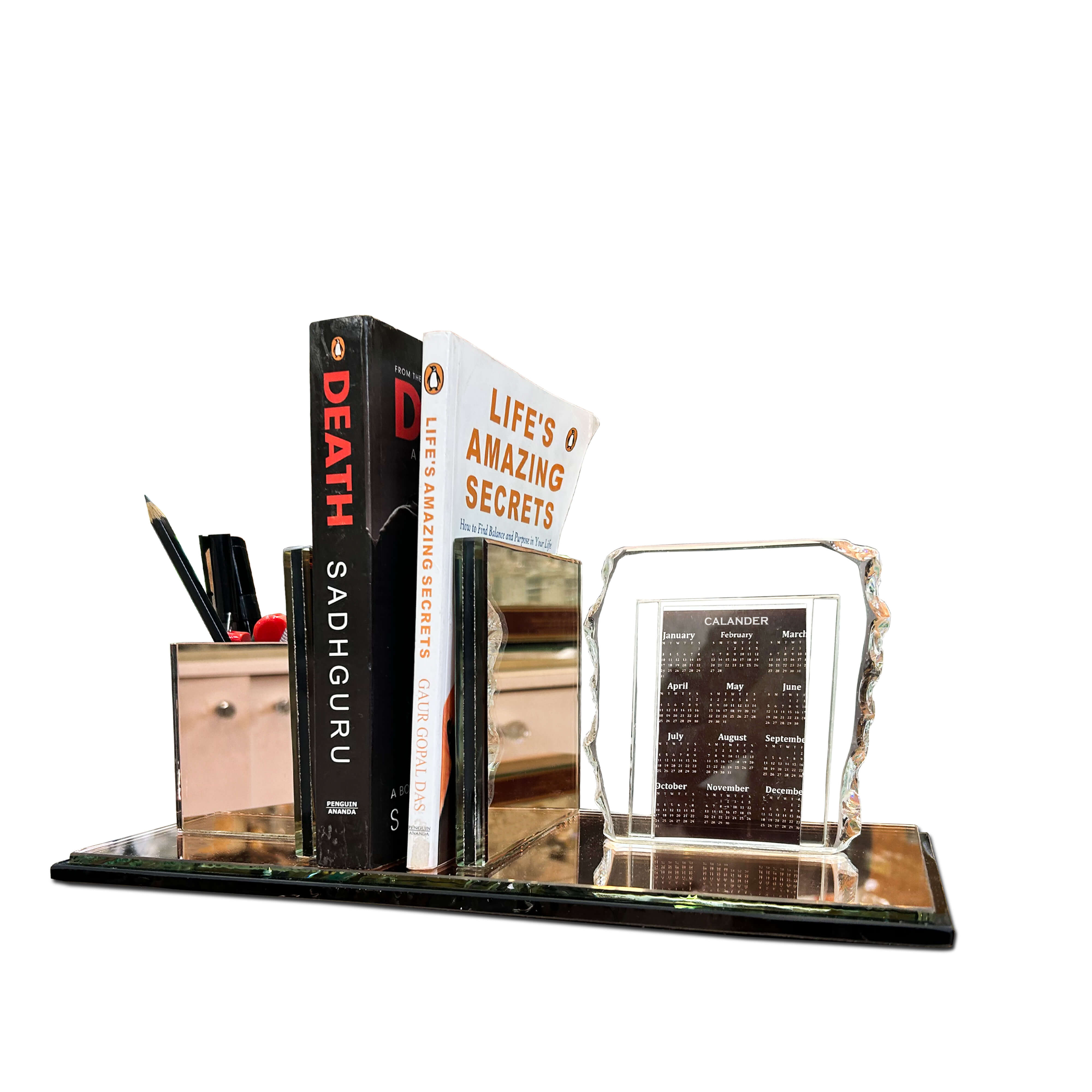 Rosegold Desktop Organizer